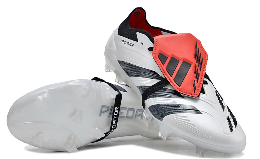 Adidas Predator Elite Foldover Tongue FG Firm Ground White/Back/Red