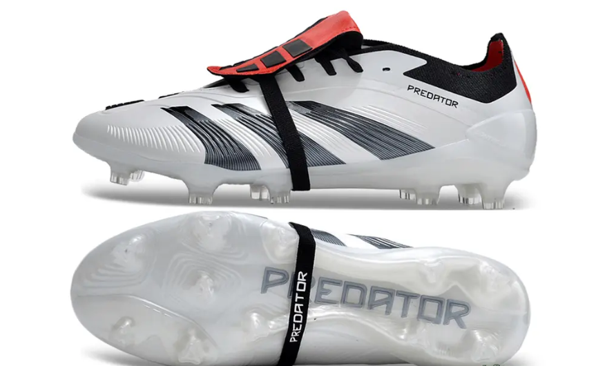 Adidas Predator Elite Foldover Tongue FG Firm Ground White/Back/Red