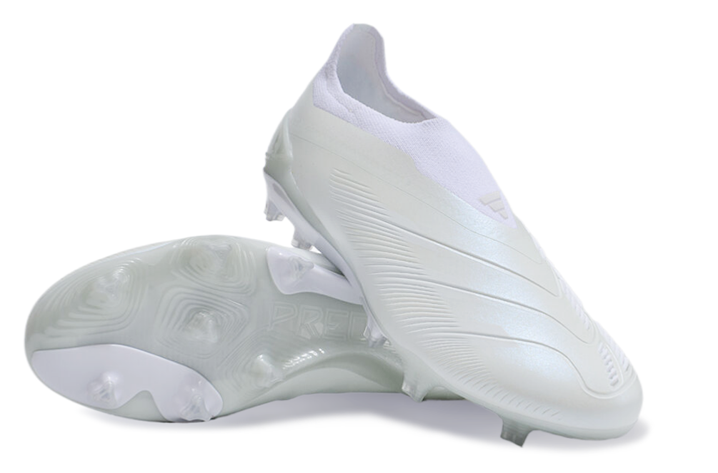  Adidas Predator Football Boots Elite Laceless FG White