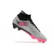 Nike Air Zoom Mercurial Superfly IX Elite FG Grey/Pink